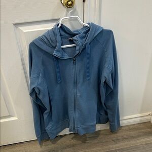 Eddie Bauer Light Blue Full-Zip Hoodie